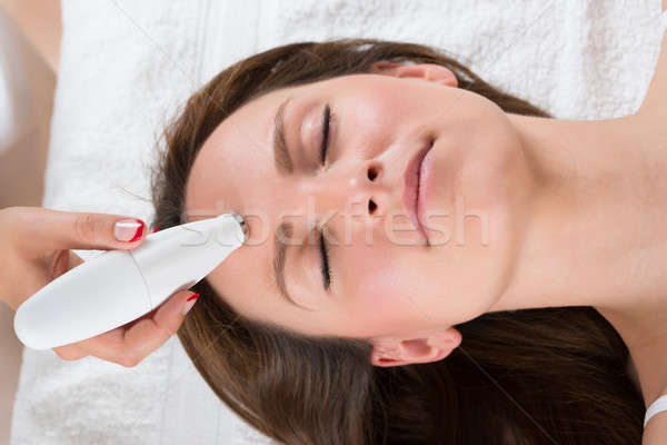 Woman Receiving Microdermabrasion Therapy Stock photo © AndreyPopov