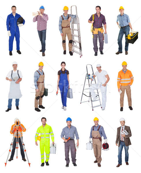 Industrial construction workers Stock photo © AndreyPopov