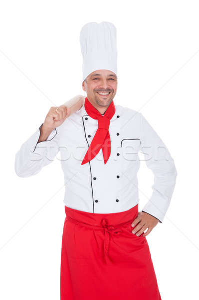 Portrait of a handsome cook Stock photo © AndreyPopov