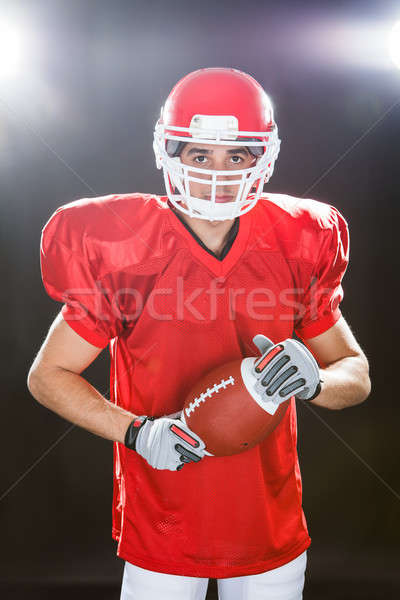 Portrait Of Confident American Football Player On Field Stock photo © AndreyPopov