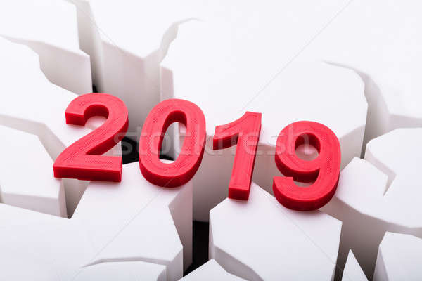 Close-up Of Colorful Year 2019 Stock photo © AndreyPopov