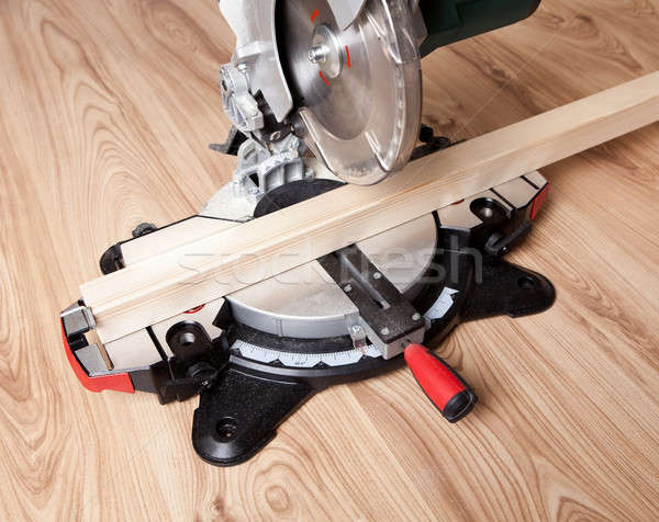 Electrical saw with circular blade Stock photo © AndreyPopov