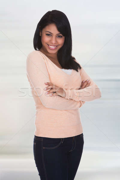 Portrait Of Happy Young Woman Stock photo © AndreyPopov