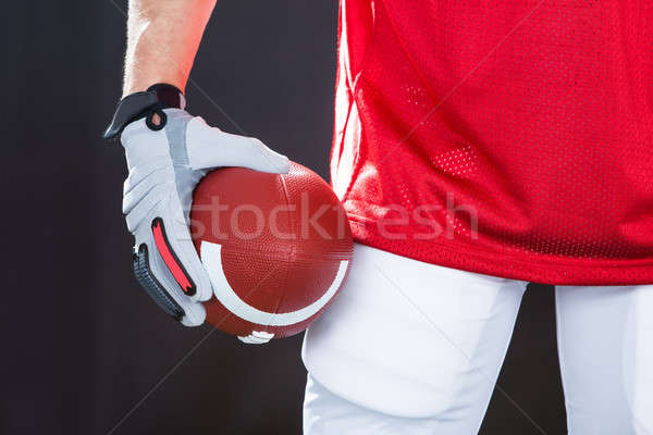 Confident American Football Player On Field Stock photo © AndreyPopov