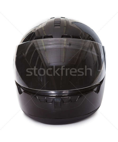 Black motorcycle helmet Stock photo © AndreyPopov