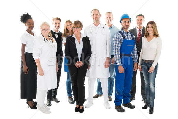 Group Portrait Of Confident People With Various Occupations Stock photo © AndreyPopov