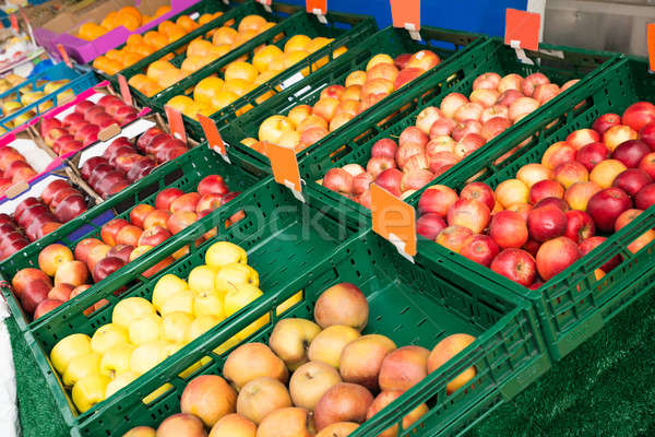 Fresh Fruits In Market Stock photo © AndreyPopov
