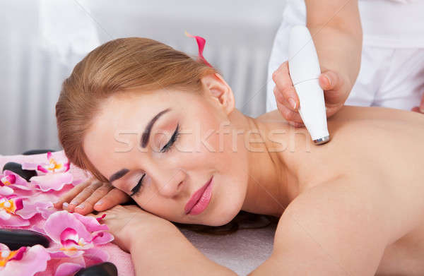 Woman Under Going Microdermabrasion Treatment Stock photo © AndreyPopov