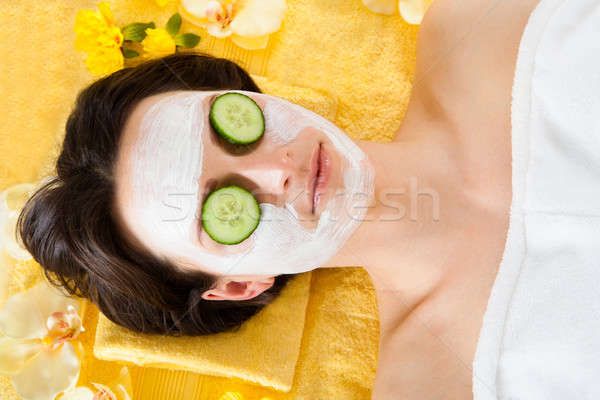 Woman With Face In Beauty Spa Stock photo © AndreyPopov