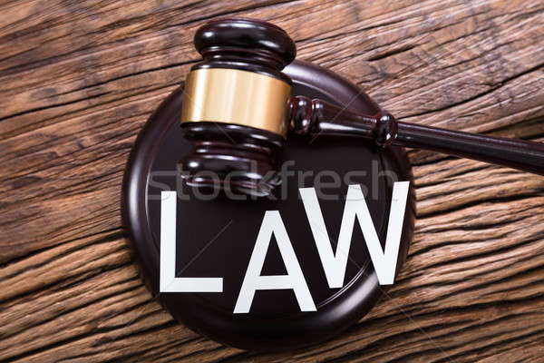 Close-up Of A Law Text Stock photo © AndreyPopov
