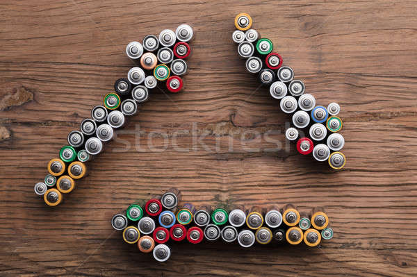 Used Batteries Recycling Stock photo © AndreyPopov