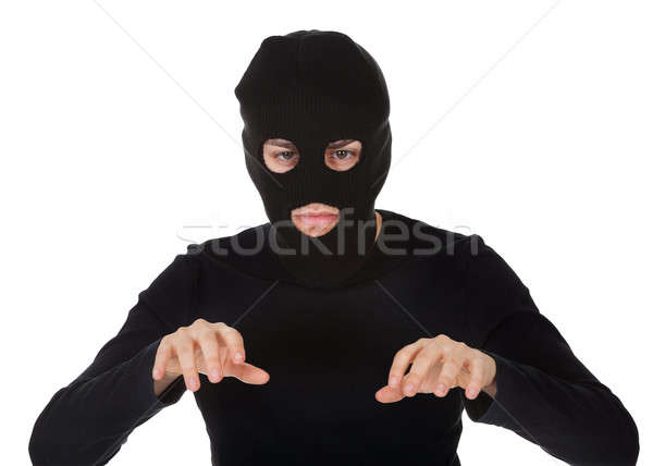 Stock photo: Thief wearing a balaclava