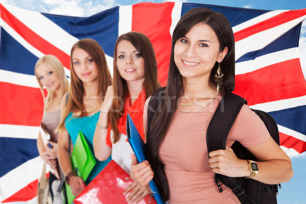 Stock photo: Group Of Happy College Students
