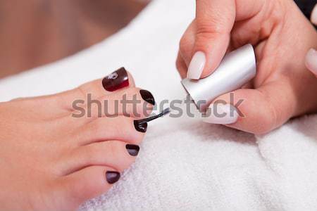 Finger Prick For Glucose Sugar Measuring Level Blood Test Stock photo © AndreyPopov