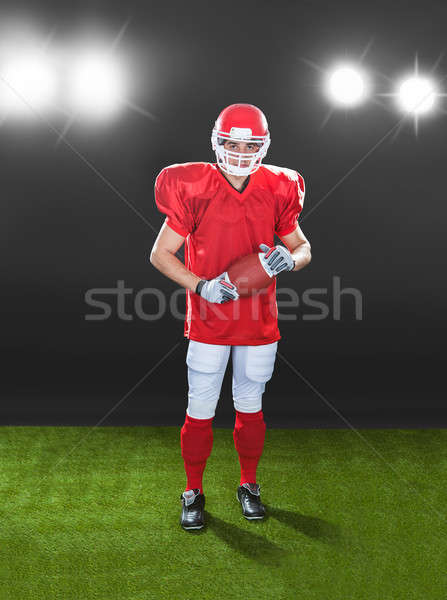 Portrait Of Confident American Football Player On Field Stock photo © AndreyPopov