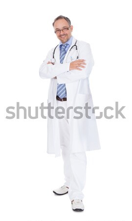 Dojrzały lekarza stałego portret Zdjęcia stock © AndreyPopov