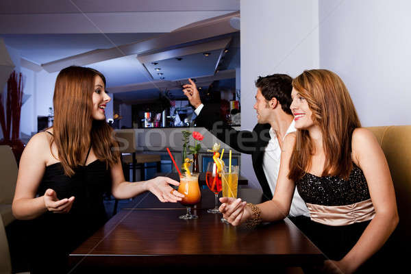 Group of friends having fun Stock photo © AndreyPopov