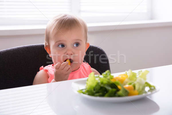 Alimentación saludable alimentos primer plano desayuno nina Foto stock © AndreyPopov