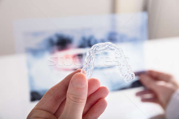 Persona transparente primer plano personas mano Foto stock © AndreyPopov