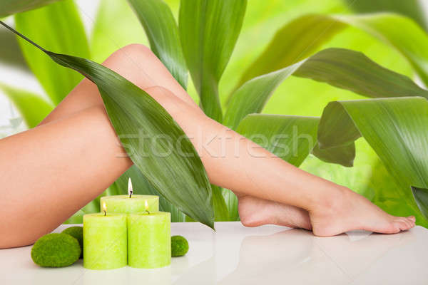 Beautiful Woman Legs In Spa Stock photo © AndreyPopov