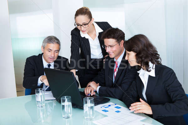Business team have a meeting Stock photo © AndreyPopov