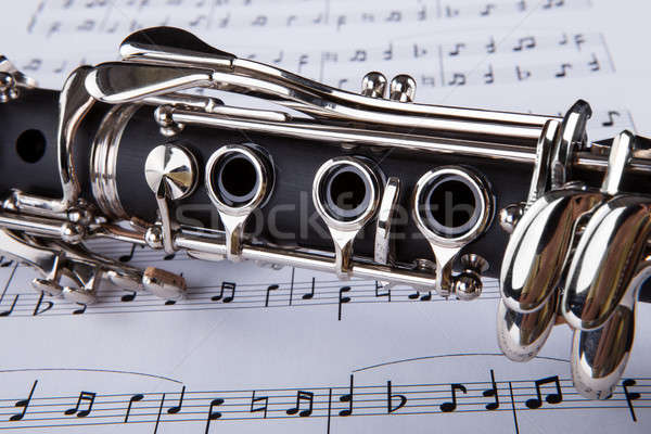 Clarinet And Musical Note Stock photo © AndreyPopov