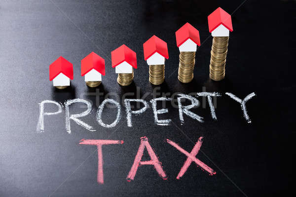 Property Tax Concept On Blackboard Stock photo © AndreyPopov