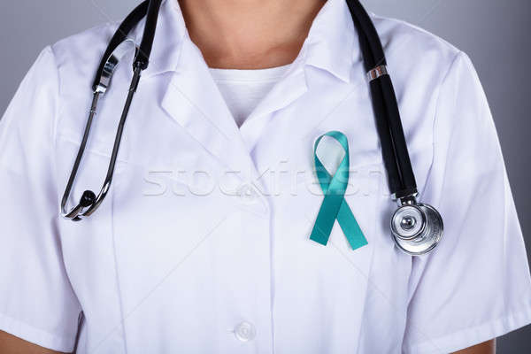 Doctor Supporting Ovarian Cancer Awareness Stock photo © AndreyPopov