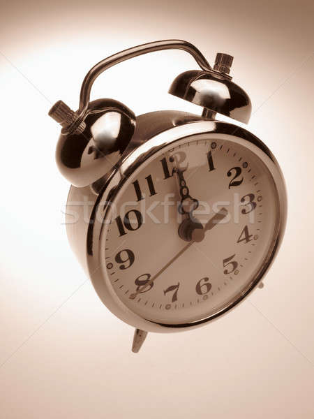 Alarm-clock on light background Stock photo © Andriy-Solovyov