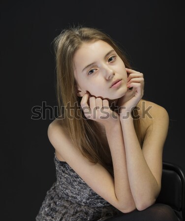 肖像 若い女の子 美しい 若い女性 髪 ストックフォト © Andriy-Solovyov
