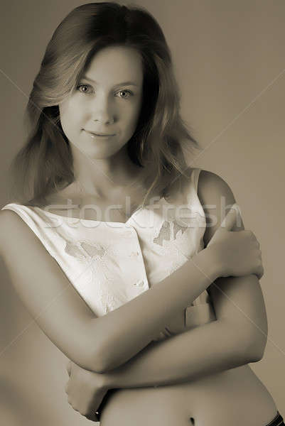 female portrait Stock photo © Andriy-Solovyov