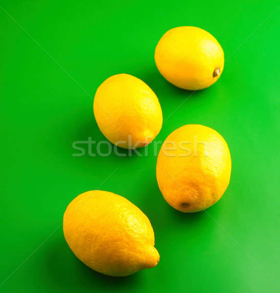 4 レモン 緑 食品 自然 キッチン ストックフォト © Andriy-Solovyov
