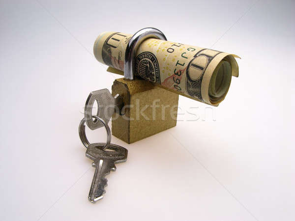 padlock and dollar Stock photo © Andriy-Solovyov