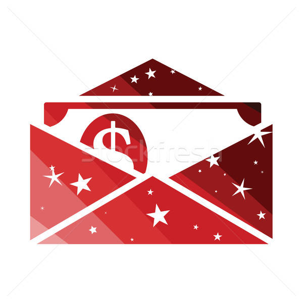 Birthday gift envelop icon with money   Stock photo © angelp