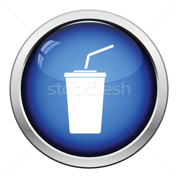 Stock photo: Cinema soda drink icon