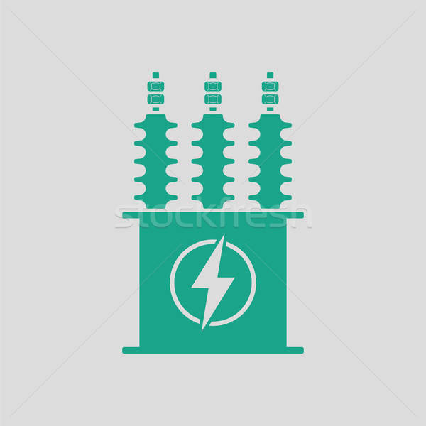 Electric transformer icon Stock photo © angelp