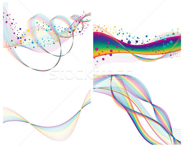 set of colorful lines Stock photo © angelp