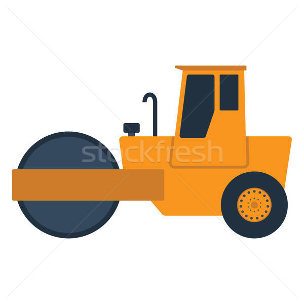 Icon of road roller Stock photo © angelp