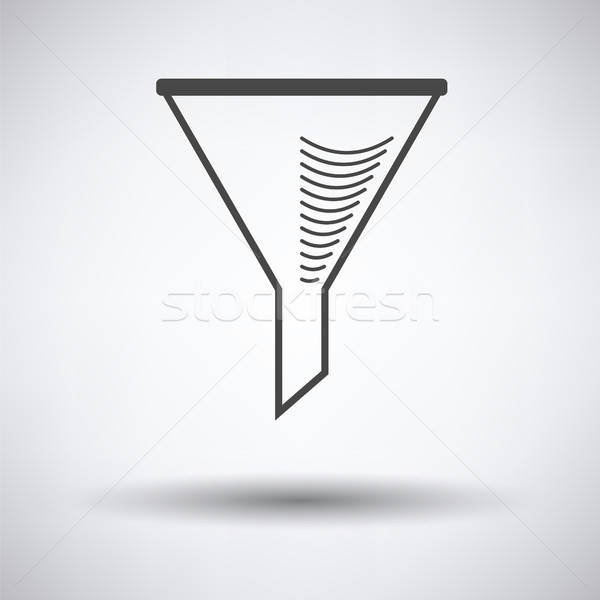 Icon of chemistry filler cone Stock photo © angelp