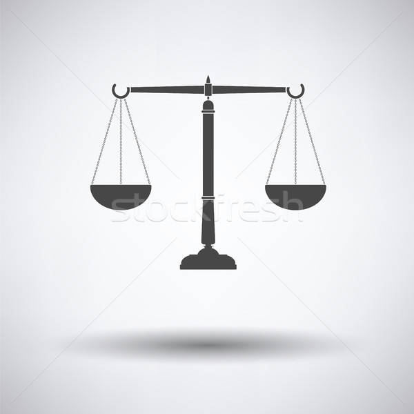 Justice scale icon  Stock photo © angelp