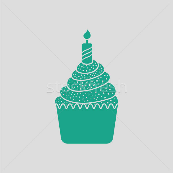 First birthday cake icon Stock photo © angelp