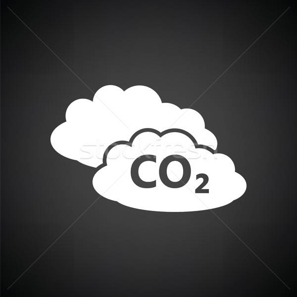 CO 2 cloud icon Stock photo © angelp