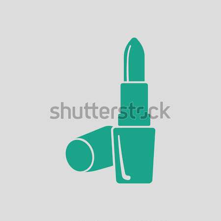 Pisztoly lövedékek ikon szürke zöld fém Stock fotó © angelp