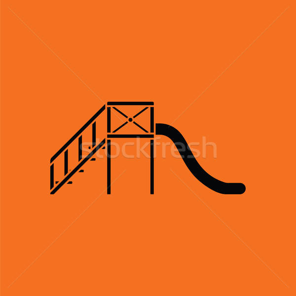 Children's slide ico Stock photo © angelp