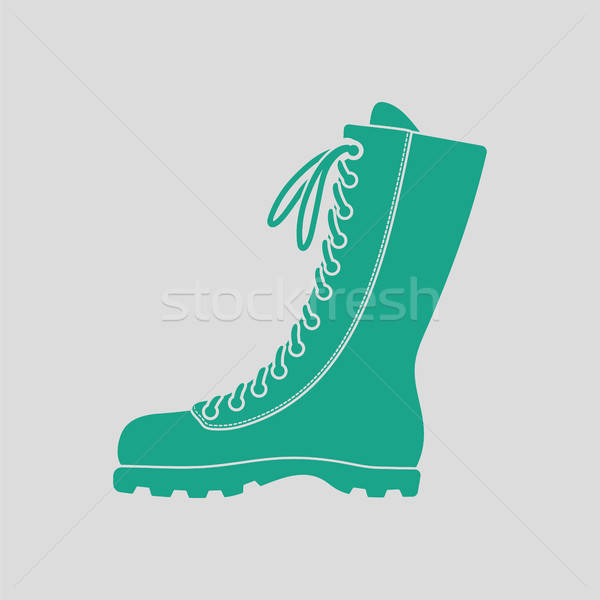 Hiking boot icon Stock photo © angelp