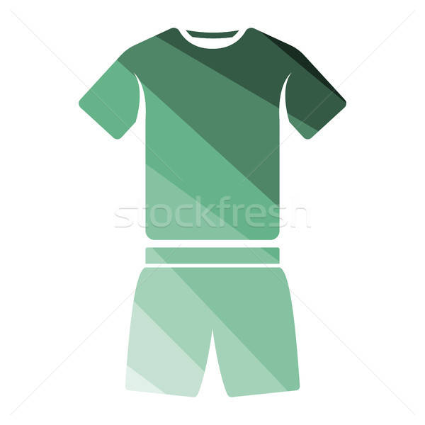 Fitness uniforme icono color diseno moda Foto stock © angelp