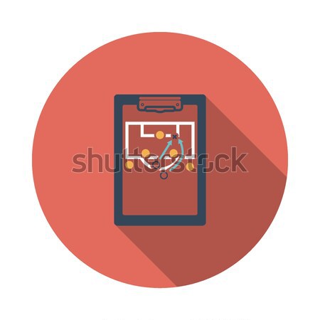 Symbol Fußball Anzeigetafel Farbe Design Fußball Stock foto © angelp
