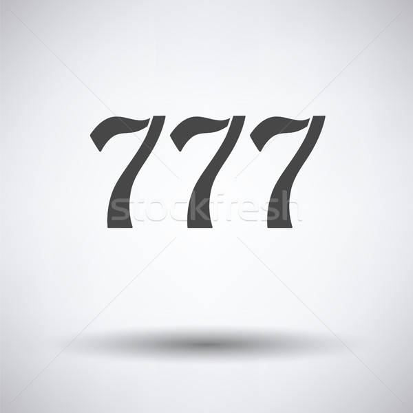 777 icon Stock photo © angelp