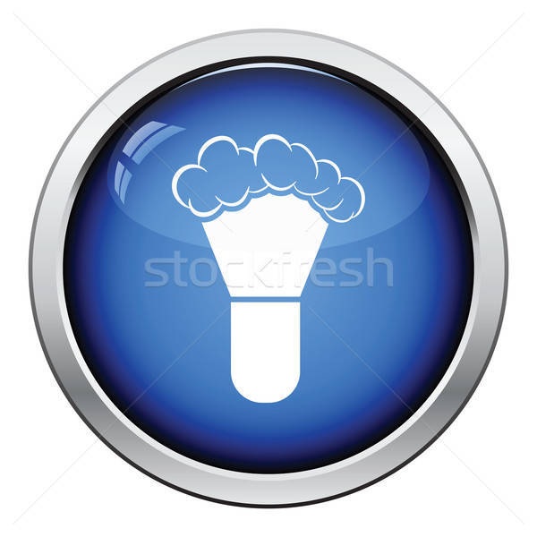 Foto stock: Cepillo · icono · botón · diseno · pelo