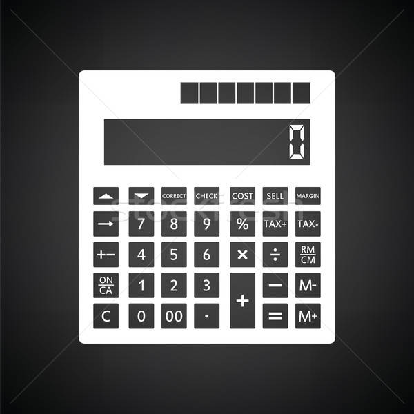 Statistical calculator icon Stock photo © angelp